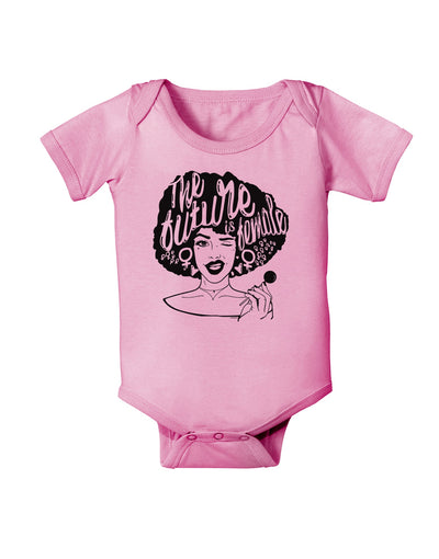 TooLoud The Future Is Female Baby Romper Bodysuit-Baby Romper-TooLoud-Pink-06-Months-Davson Sales