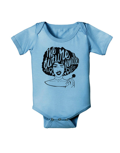 TooLoud The Future Is Female Baby Romper Bodysuit-Baby Romper-TooLoud-LightBlue-06-Months-Davson Sales