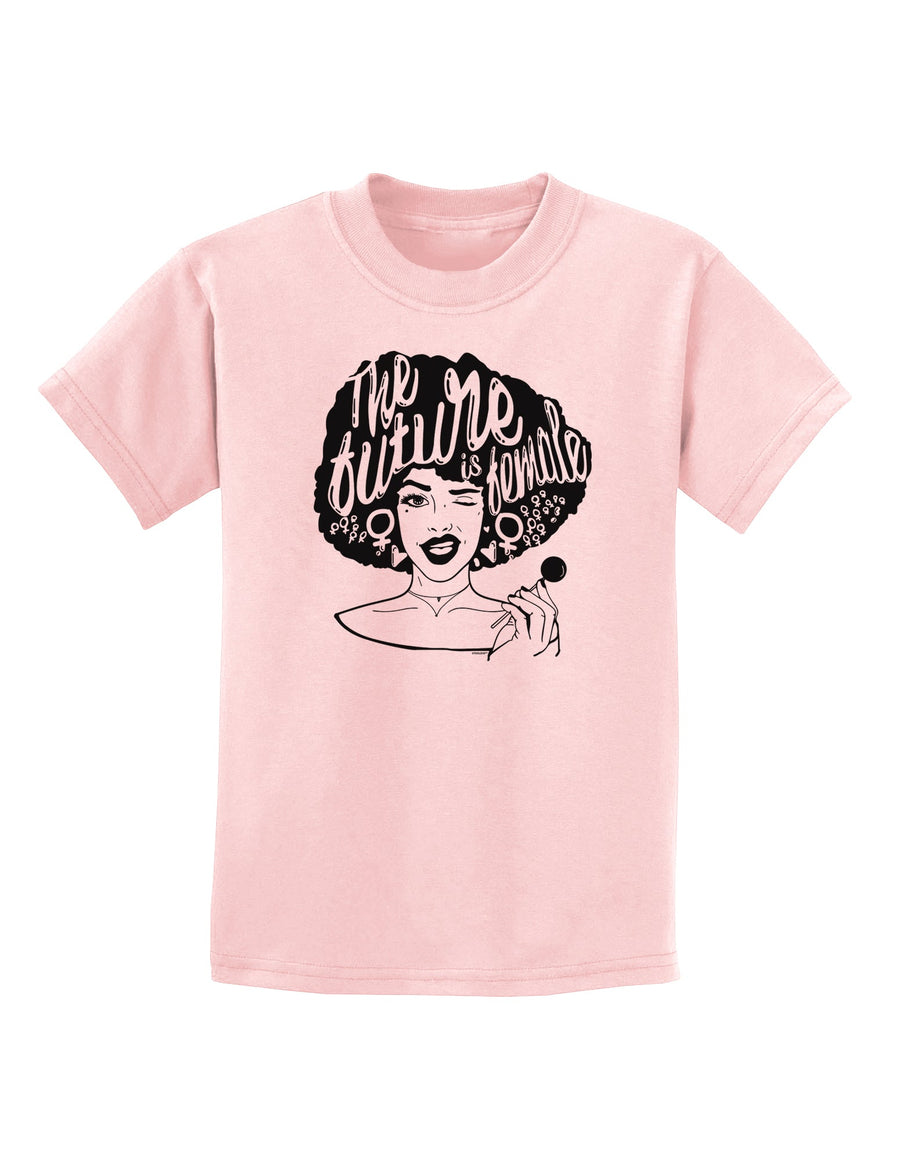 TooLoud The Future Is Female Childrens T-Shirt-Childrens T-Shirt-TooLoud-White-X-Small-Davson Sales