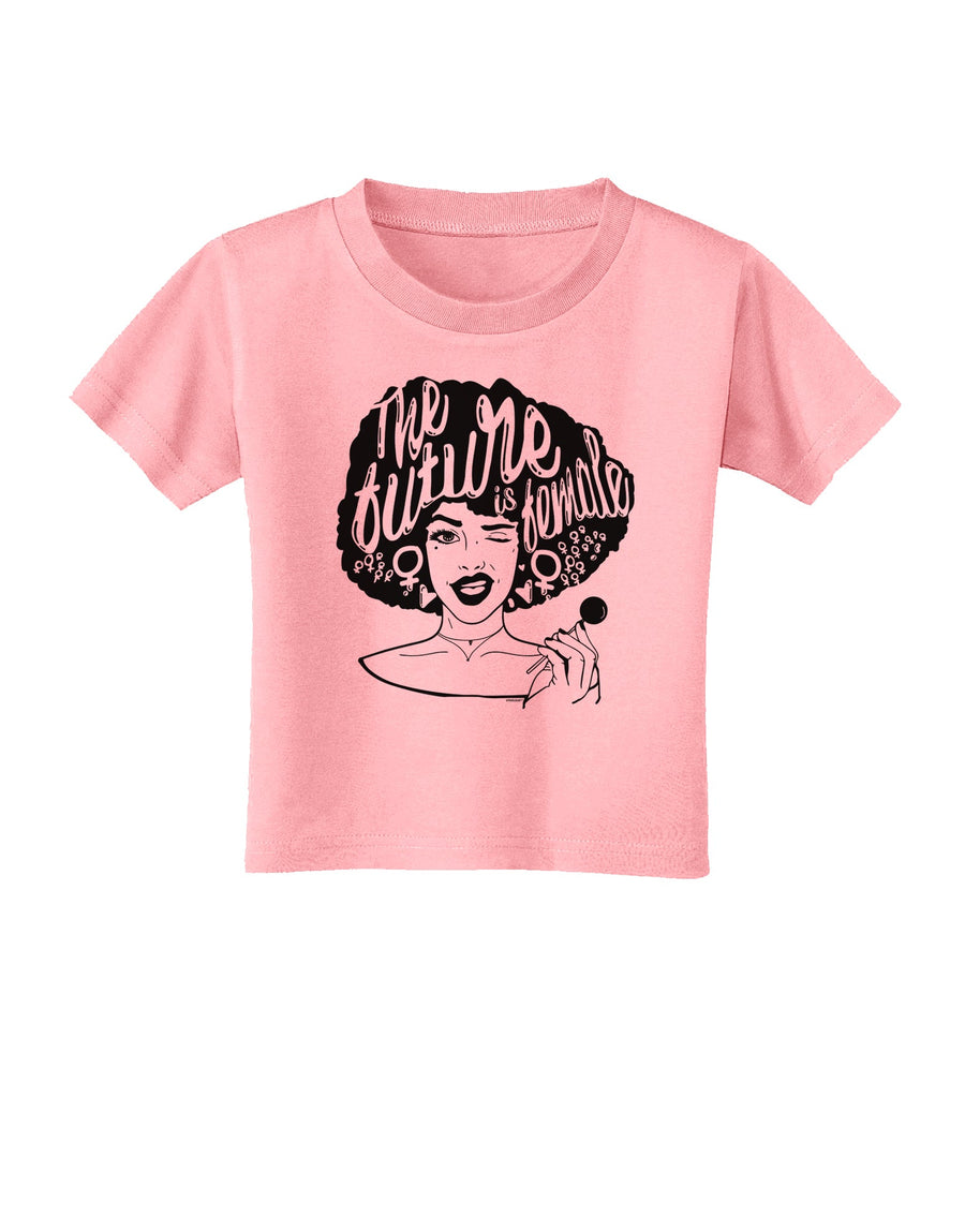 TooLoud The Future Is Female Toddler T-Shirt-Toddler T-shirt-TooLoud-White-2T-Davson Sales
