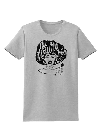 TooLoud The Future Is Female Womens T-Shirt-Womens T-Shirt-TooLoud-AshGray-X-Small-Davson Sales