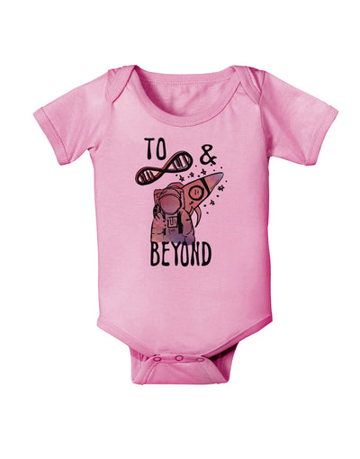 TooLoud To infinity and beyond Baby Romper Bodysuit-Baby Romper-TooLoud-Pink-06-Months-Davson Sales