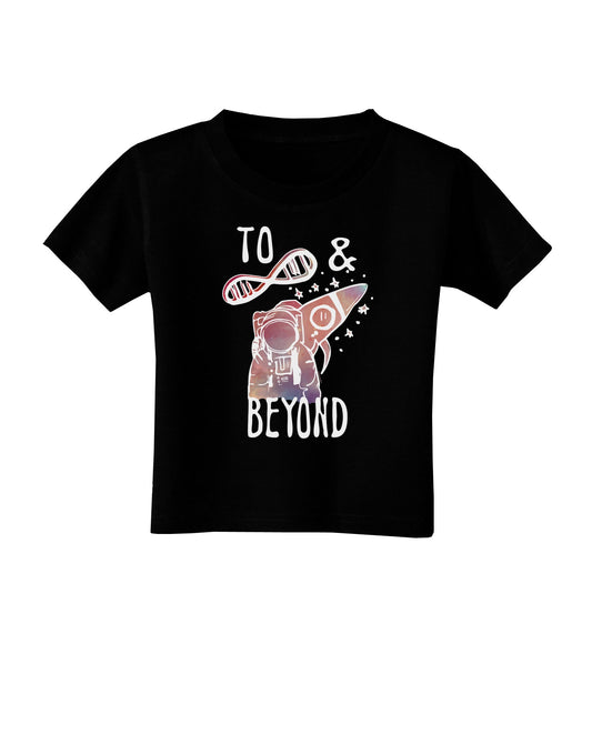 TooLoud To infinity and beyond Dark Toddler T-Shirt Dark-Toddler T-shirt-TooLoud-Black-2T-Davson Sales