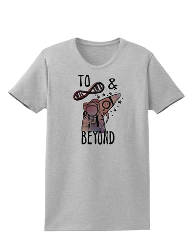 TooLoud To infinity and beyond Womens T-Shirt-Womens T-Shirt-TooLoud-AshGray-X-Small-Davson Sales