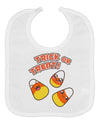 TooLoud Trick or Treat Cute Candy Corn Halloween Baby Bib