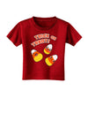 TooLoud Trick or Treat Cute Candy Corn Halloween Toddler T-Shirt Dark-Toddler T-Shirt-TooLoud-Red-2T-Davson Sales