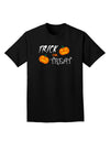 TooLoud Trick or Treat Pumpkins Adult Dark T-Shirt-Mens T-Shirt-TooLoud-Black-Small-Davson Sales