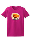 TooLoud Trilobite Fossil Watercolor Text Womens Dark T-Shirt-TooLoud-Hot-Pink-Small-Davson Sales