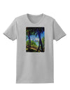 TooLoud Tropical Skyline Womens T-Shirt-Womens T-Shirt-TooLoud-AshGray-X-Small-Davson Sales