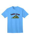 TooLoud True Love - Pizza Adult T-Shirt-unisex t-shirt-TooLoud-Aquatic-Blue-Small-Davson Sales