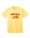 TooLoud True Love - Pizza Adult T-Shirt-unisex t-shirt-TooLoud-Yellow-Small-Davson Sales