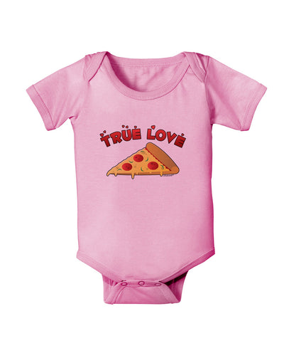 TooLoud True Love - Pizza Baby Romper Bodysuit-Baby Romper-TooLoud-Pink-06-Months-Davson Sales