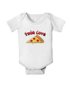 TooLoud True Love - Pizza Baby Romper Bodysuit-Baby Romper-TooLoud-White-06-Months-Davson Sales