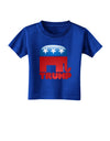 TooLoud Trump Bubble Symbol Toddler T-Shirt Dark-Toddler T-Shirt-TooLoud-Royal-Blue-2T-Davson Sales