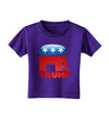 TooLoud Trump Bubble Symbol Toddler T-Shirt Dark-Toddler T-Shirt-TooLoud-Purple-2T-Davson Sales