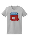 TooLoud Trump Bubble Symbol Womens T-Shirt-Womens T-Shirt-TooLoud-AshGray-X-Small-Davson Sales