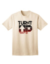 TooLoud Turnt Up Distressed Adult T-Shirt-unisex t-shirt-TooLoud-Natural-Small-Davson Sales