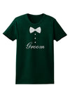 TooLoud Tuxedo - Groom Womens Dark T-Shirt-TooLoud-Forest-Green-Small-Davson Sales