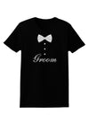 TooLoud Tuxedo - Groom Womens Dark T-Shirt-TooLoud-Black-X-Small-Davson Sales