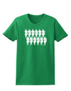 TooLoud Twelve Drummers Drumming Womens Dark T-Shirt-TooLoud-Kelly-Green-X-Small-Davson Sales