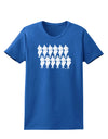 TooLoud Twelve Drummers Drumming Womens Dark T-Shirt-TooLoud-Royal-Blue-X-Small-Davson Sales