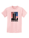 TooLoud Twin Towers Remember Childrens T-Shirt-Childrens T-Shirt-TooLoud-PalePink-X-Small-Davson Sales