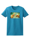 TooLoud Two Bighorn Rams Watercolor Womens Dark T-Shirt-TooLoud-Turquoise-X-Small-Davson Sales