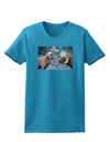 TooLoud Two Bighorn Rams Womens Dark T-Shirt-TooLoud-Turquoise-X-Small-Davson Sales