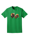 TooLoud Two Majestic Bighorn Rams Adult Dark T-Shirt-Mens T-Shirt-TooLoud-Kelly-Green-Small-Davson Sales