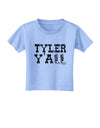 TooLoud Tyler Y'all - Southwestern Style Toddler T-Shirt-Toddler T-Shirt-TooLoud-Aquatic-Blue-2T-Davson Sales