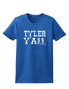 TooLoud Tyler Y'all - Southwestern Style Womens Dark T-Shirt-TooLoud-Royal-Blue-X-Small-Davson Sales