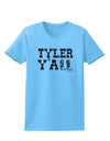 TooLoud Tyler Y'all - Southwestern Style Womens T-Shirt-Womens T-Shirt-TooLoud-Aquatic-Blue-X-Small-Davson Sales