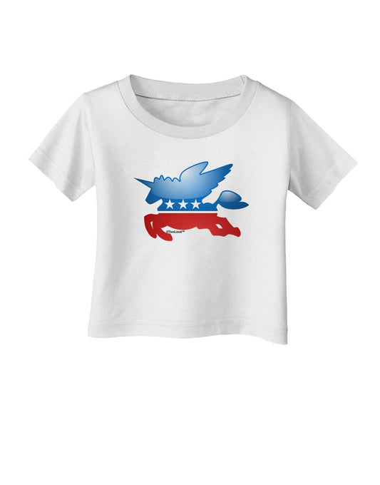 TooLoud Unicorn Political Symbol Infant T-Shirt-Infant T-Shirt-TooLoud-White-06-Months-Davson Sales