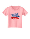 TooLoud Unicorn Political Symbol Toddler T-Shirt-Toddler T-Shirt-TooLoud-Candy-Pink-2T-Davson Sales