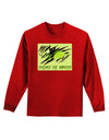 TooLoud Unleash The Monster Adult Long Sleeve Dark T-Shirt-TooLoud-Red-Small-Davson Sales