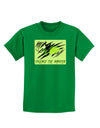 TooLoud Unleash The Monster Childrens Dark T-Shirt-Childrens T-Shirt-TooLoud-Kelly-Green-X-Small-Davson Sales