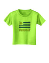 TooLoud Uruguay Flag Toddler T-Shirt-Toddler T-Shirt-TooLoud-Lime-Green-2T-Davson Sales