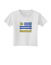 TooLoud Uruguay Flag Toddler T-Shirt-Toddler T-Shirt-TooLoud-White-2T-Davson Sales