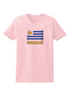 TooLoud Uruguay Flag Womens T-Shirt-Womens T-Shirt-TooLoud-PalePink-X-Small-Davson Sales