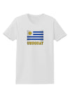 TooLoud Uruguay Flag Womens T-Shirt-Womens T-Shirt-TooLoud-White-X-Small-Davson Sales