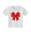 TooLoud Valentine's Day Heart Bow Toddler T-Shirt-Toddler T-Shirt-TooLoud-White-2T-Davson Sales