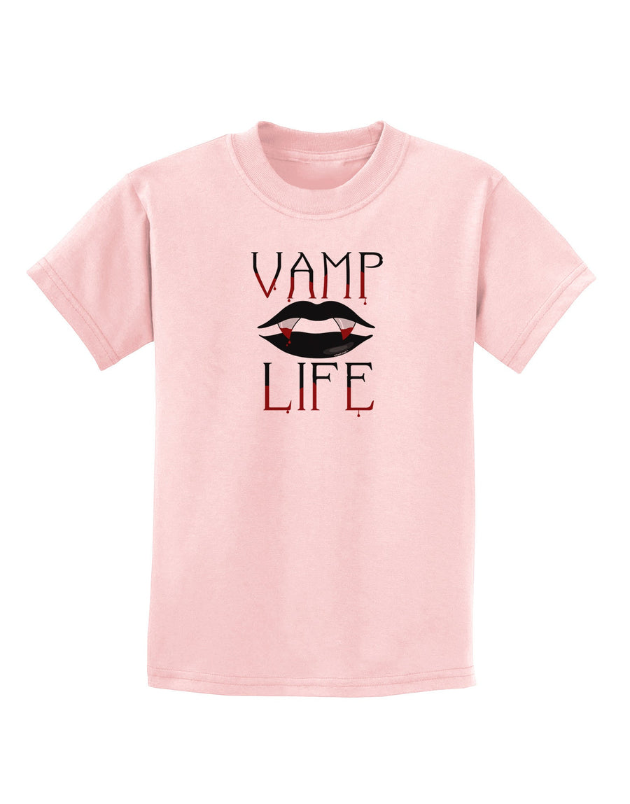 TooLoud Vamp Life Childrens T-Shirt-Childrens T-Shirt-TooLoud-White-X-Small-Davson Sales