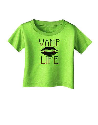 TooLoud Vamp Life Infant T-Shirt-Infant T-Shirt-TooLoud-Lime-Green-06-Months-Davson Sales