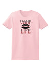 TooLoud Vamp Life Womens T-Shirt-Womens T-Shirt-TooLoud-PalePink-X-Small-Davson Sales