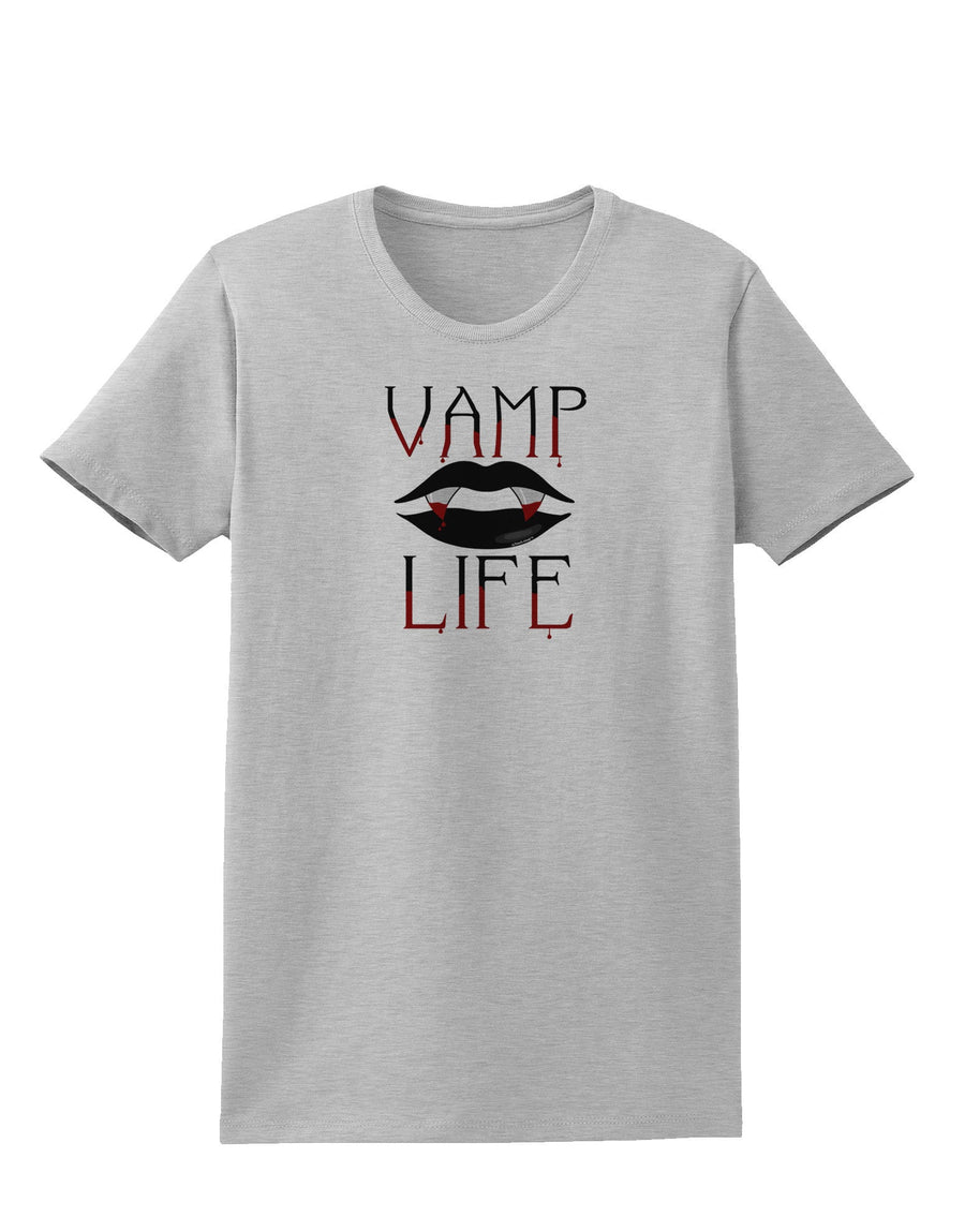 TooLoud Vamp Life Womens T-Shirt-Womens T-Shirt-TooLoud-White-X-Small-Davson Sales