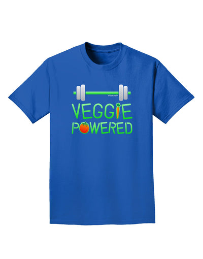 TooLoud Veggie Powered Adult Dark T-Shirt-Mens T-Shirt-TooLoud-Royal-Blue-Small-Davson Sales