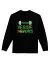 TooLoud Veggie Powered Adult Long Sleeve Dark T-Shirt-TooLoud-Black-Small-Davson Sales