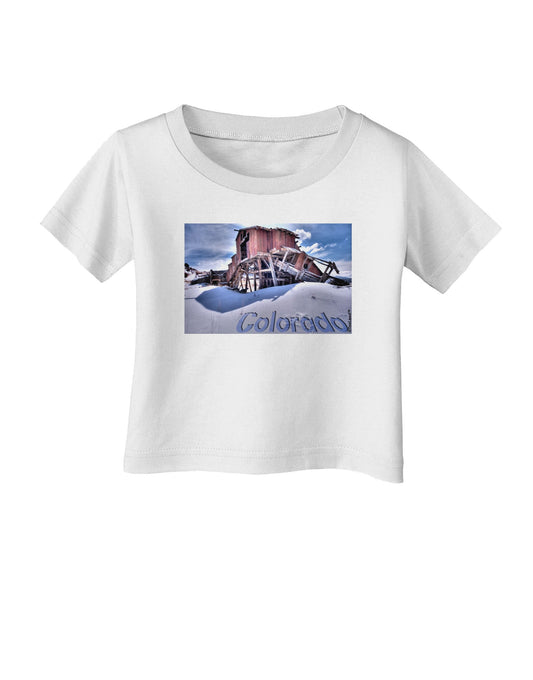 TooLoud Victor Mines Colorado Text Infant T-Shirt-Infant T-Shirt-TooLoud-White-06-Months-Davson Sales