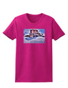 TooLoud Victor Mines Colorado Text Womens Dark T-Shirt-TooLoud-Hot-Pink-Small-Davson Sales