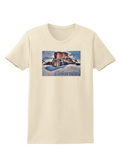 TooLoud Victor Mines Colorado Text Womens T-Shirt-Womens T-Shirt-TooLoud-Natural-X-Small-Davson Sales